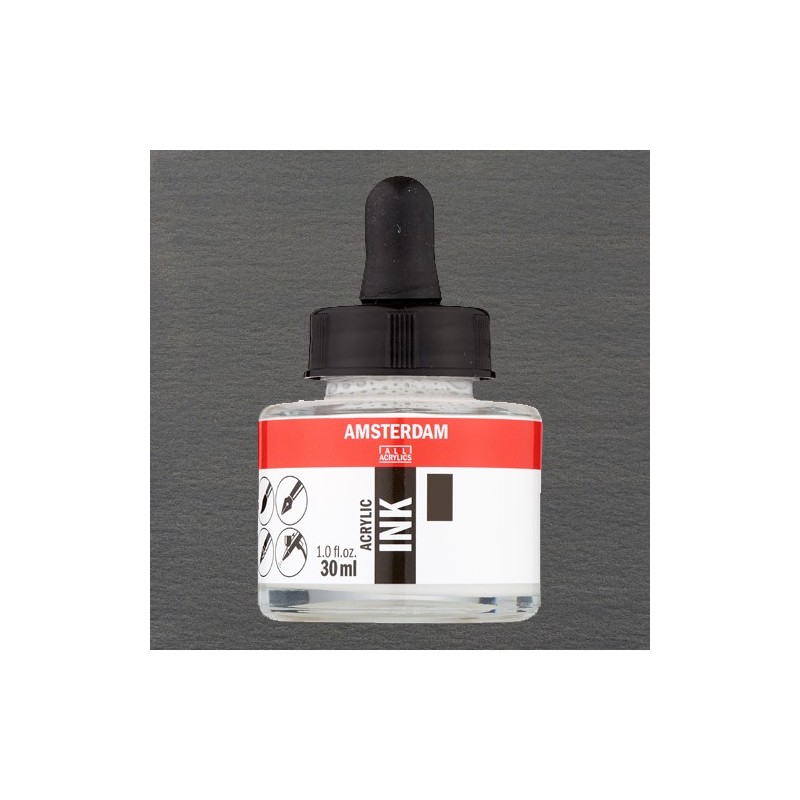 Material Bellas Artes – Pintura - Tinta Acrílica Grafito 840 Amsterdam (30 ml.) | totenart.com