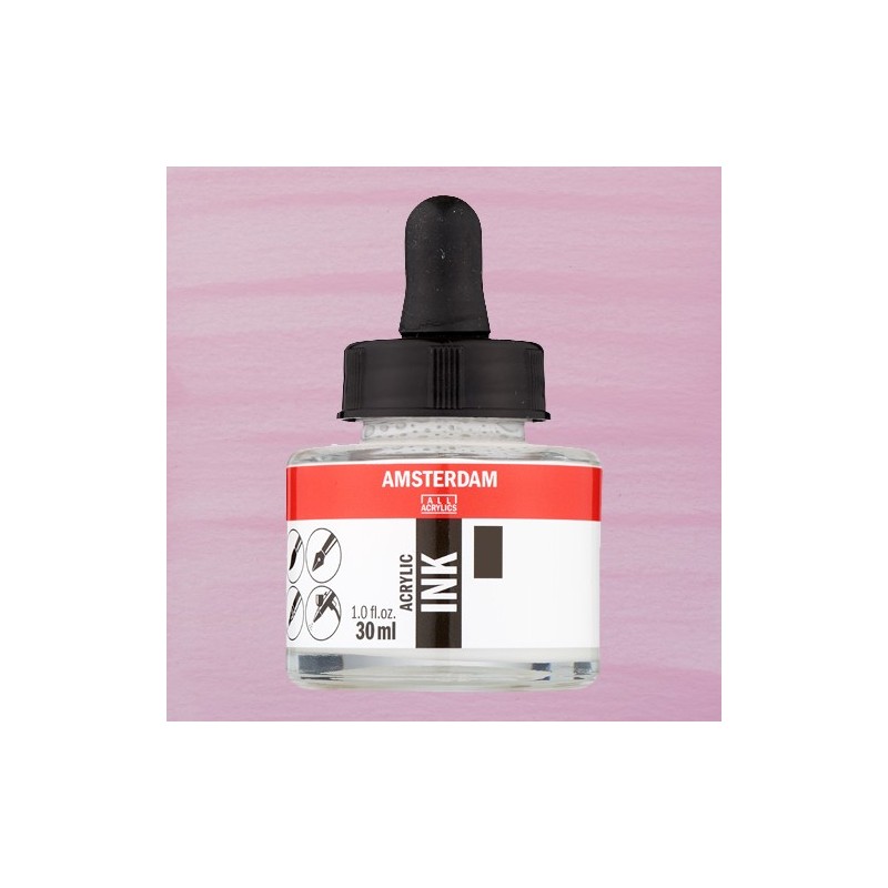Material Bellas Artes - Pintura - Tinta Acrílica Rosa Claro 361 Amsterdam (30 ml.) | totenart.com