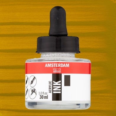Material Bellas Artes - Pintura - Tinta Acrílica Ocre Amarillo 227 Amsterdam (30 ml.) | totenart.com