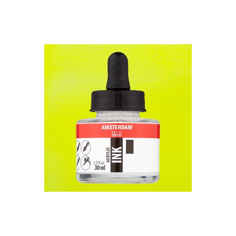 Material Bellas Artes - Pintura - Tinta Acrílica Amarillo Reflex 256 Amsterdam (30 ml.) | totenart.com