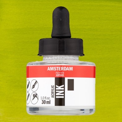 Material Bellas Artes - Pintura - Tinta Acrílica Verde Oliva Claro 621 Amsterdam (30 ml.) | totenart.com