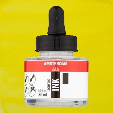 Material Bellas Artes - Pintura - Tinta Acrílica Amarillo Azo Limón 267 Amsterdam (30 ml.) | totenart.com