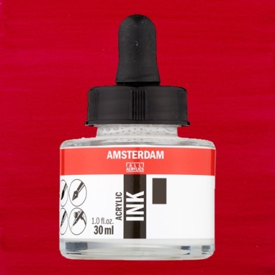 Material Bellas Artes - Pintura - Tinta Acrílica Rojo Naphthol Oscuro 399 Amsterdam (30 ml.) | totenart.com