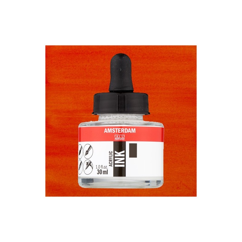 Material Bellas Artes - Pintura - Tinta Acrílica Bermellón 311 Amsterdam (30 ml.) | totenart.com