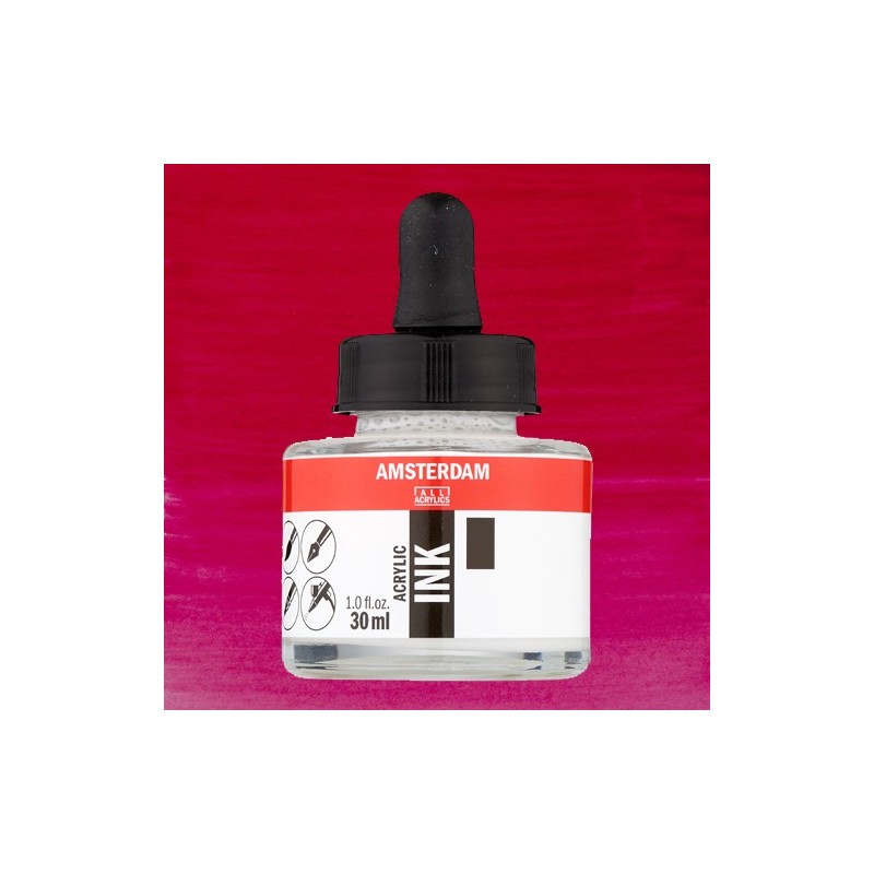 Material Bellas Artes - Pintura - Tinta Acrílica Carmín 318 Amsterdam (30 ml.) | totenart.com