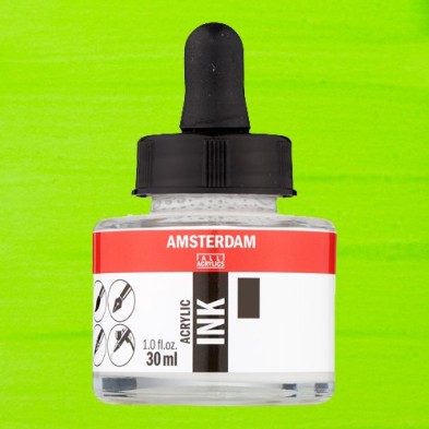 Material Bellas Artes - Pintura - Tinta Acrílica Verde Reflex 672 Amsterdam (30 ml.) | totenart.com