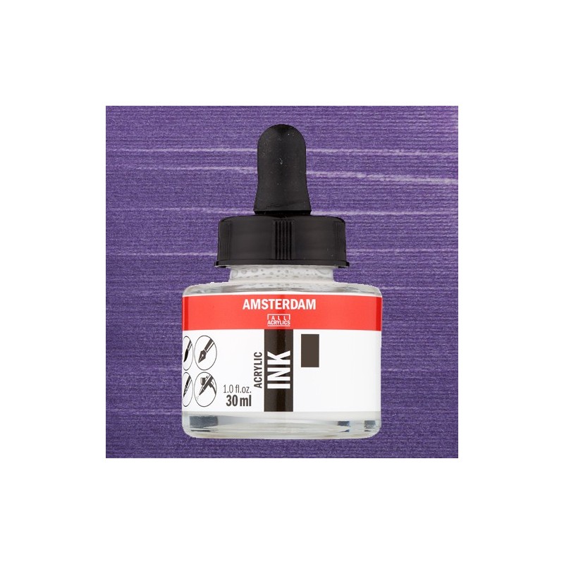 Material Bellas Artes – Pintura - Tinta Acrílica Violeta Perla 821 Amsterdam (30 ml.) | totenart.com
