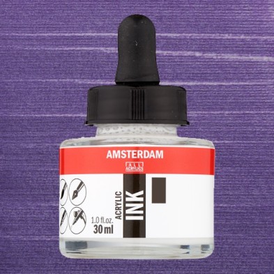 Material Bellas Artes – Pintura - Tinta Acrílica Violeta Perla 821 Amsterdam (30 ml.) | totenart.com