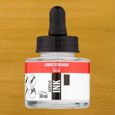Material Bellas Artes - Pintura - Tinta Acrílica Oro Oscuro 803 Amsterdam (30 ml.) | totenart.com