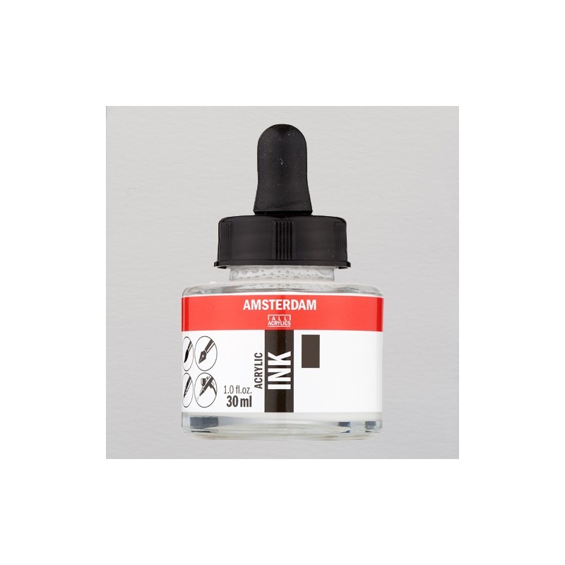 Material Bellas Artes - Pintura - Tinta Acrílica blanco titanio 105 Amsterdam (30 ml.) | totenart.com