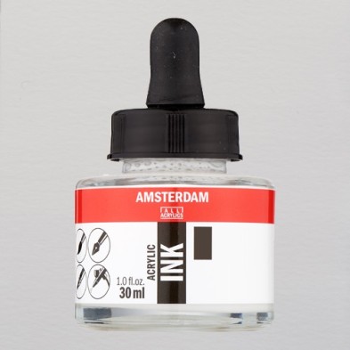 Material Bellas Artes - Pintura - Tinta Acrílica blanco titanio 105 Amsterdam (30 ml.) | totenart.com
