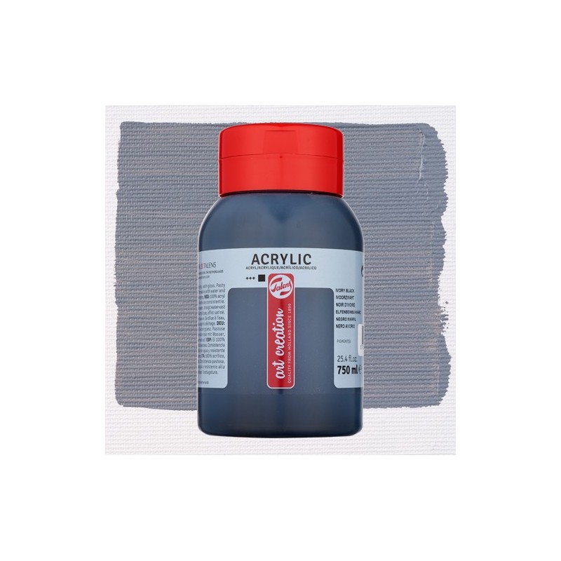 Material Bellas Artes – Pintura - Acrílico Art Creation n. 710 Gris Neutro (750 ml.) | totenart.com