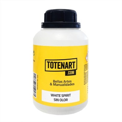 Material Bellas Artes - Pintura - White Spirit sin olor Totenart, 500 ml. | totenart.com