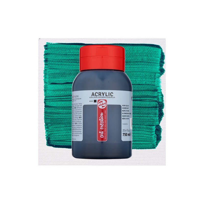 Material Bellas Artes – Pintura - Acrílico Art Creation n. 616 Verde Esmeralda (750 ml.) | totenart.com