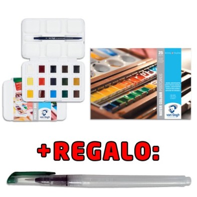 Material Bellas Artes - Pintura - Kit acuarela de viaje | totenart.com