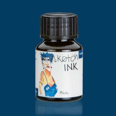 Material Bellas Artes – Pintura - Sketch Ink Tinta Pigmentada Rohrer and Klingner Frieda (Azul Mar) 50 ml | totenart.com