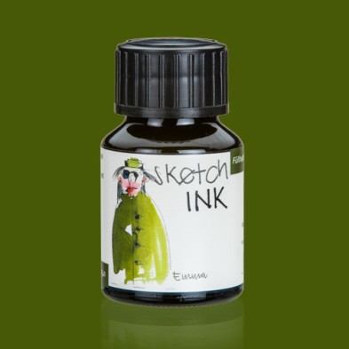 Material Bellas Artes – Pintura - Sketch Ink Tinta Pigmentada Rohrer and Klingner Emma (Verde Botella) 50 ml | totenart.com