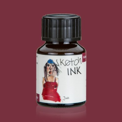 Material Bellas Artes – Pintura - Sketch Ink Tinta Pigmentada Rohrer and Klingner Jule (Rojo Oscuro) 50 ml | totenart.com