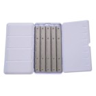 Material Bellas Artes - Pintura - Caja acuarela de metal para 35 godets, VACÍA, Celeste, White Nights | totenart.com