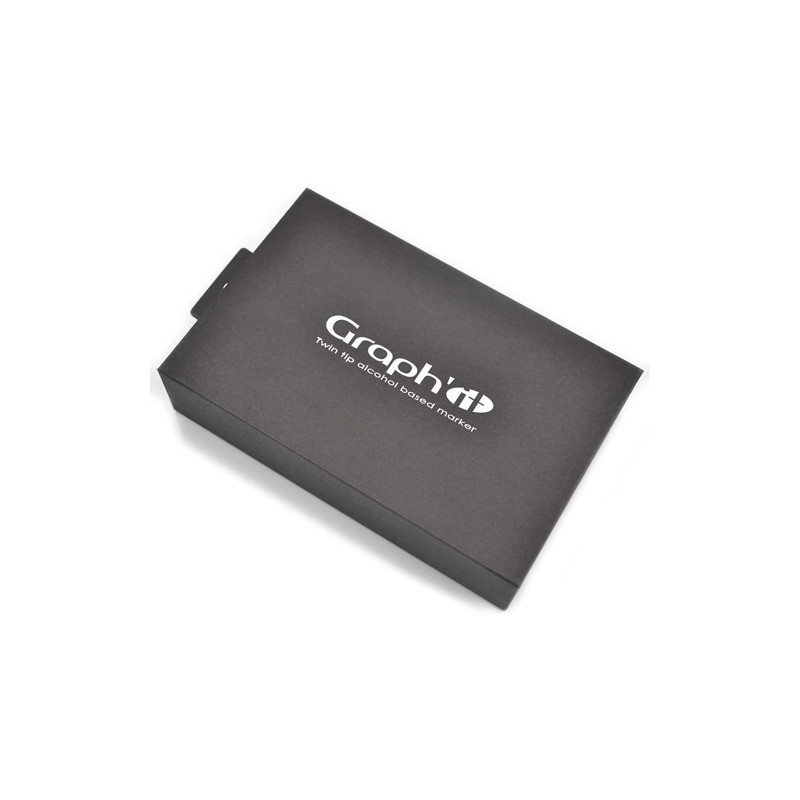 Material Bellas Artes - Pintura - Estuche 12 Rotuladores Doble Punta, colores clásicos, Graph\'it | totenart.com