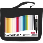 Material Bellas Artes - Pintura - Estuche 36 Rotuladores Doble Punta, colores básicos, Graph\'it | totenart.com