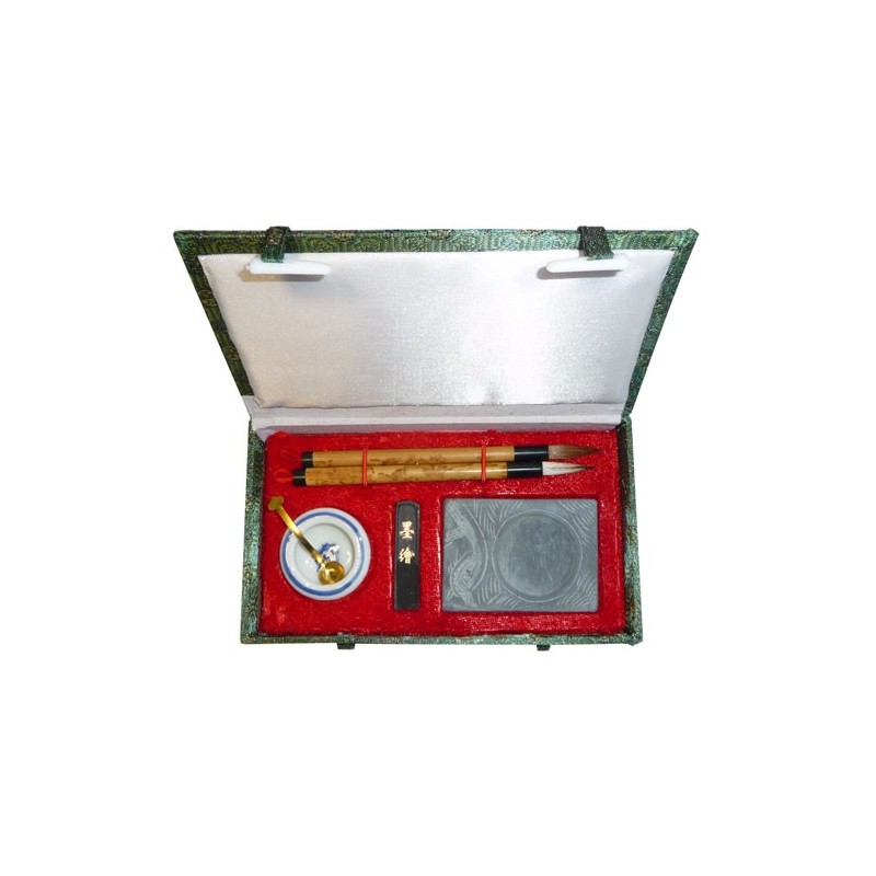 Estuche escritura china 5 piezas.