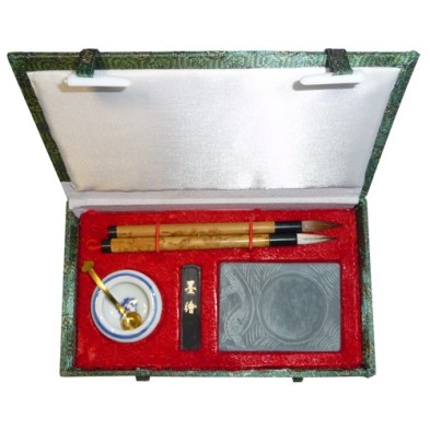 Estuche escritura china 5 piezas.