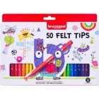 Material Bellas Artes - Pintura - Estuche de 50 Rotuladores escolares Bruynzeel | totenart.com