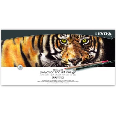 Material Bellas Artes - Pintura - Estuche Madera Rembrandt, Polycolor & Art design 49 piezas, Lyra | totenart.com