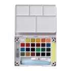 Material Bellas Artes - Pintura - Caja acuarelas Sakura Koi 24 medios godets con pincel agua rellenable + Medium Iridiscente | t