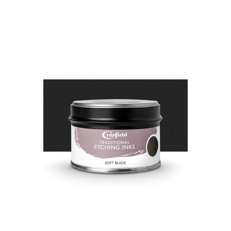 Material Bellas Artes – Grabado - Tinta Cranfield para grabado tradicional Negro Suave, 500 g | totenart.com