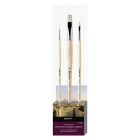 Material Bellas Artes - Pintura - Set de artista Antonio López Garcia, 3 pinceles para óleo y acrílico Escoda | totenart.com