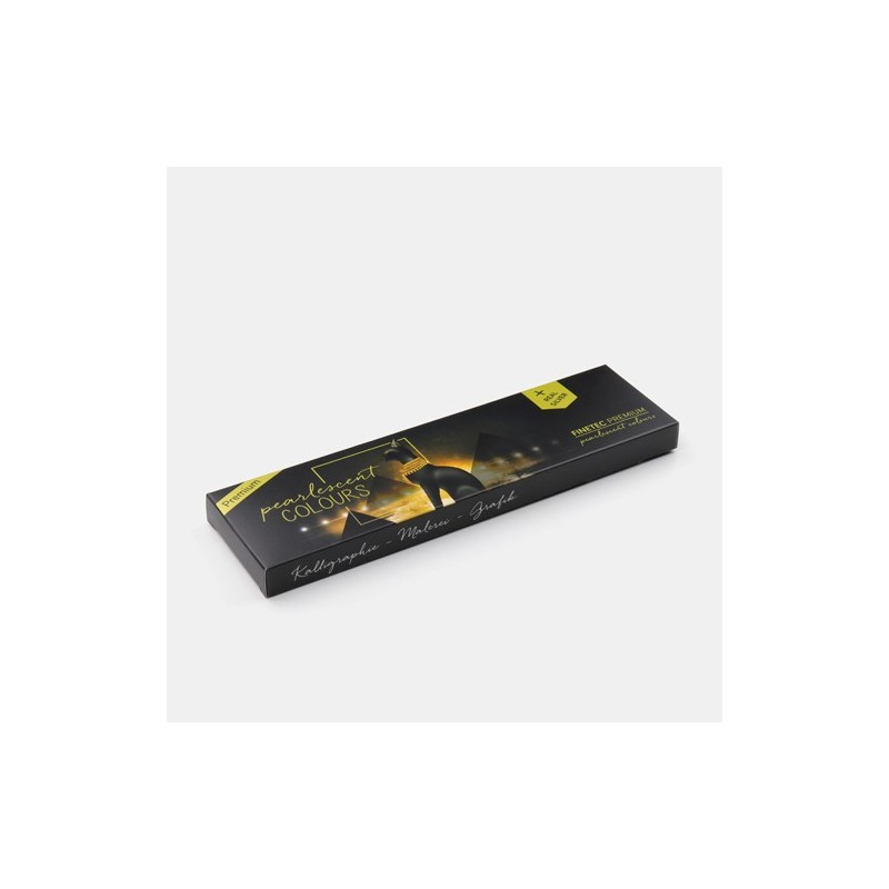 Material Bellas Artes - Pintura - Caja de acuarelas Finetec Premium 6 colores perlescentes \"Antique Tones\" ** | totenart.com