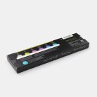 Material Bellas Artes - Pintura - Caja de acuarelas Finetec Premium 6 colores iridiscentes \"Hight Sparkling\" ** | totenart.com