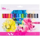 Material Bellas Artes - Pintura - Estuche Acuarela ROTULADOR Ecoline Brush Pen 15 ud | totenart.com