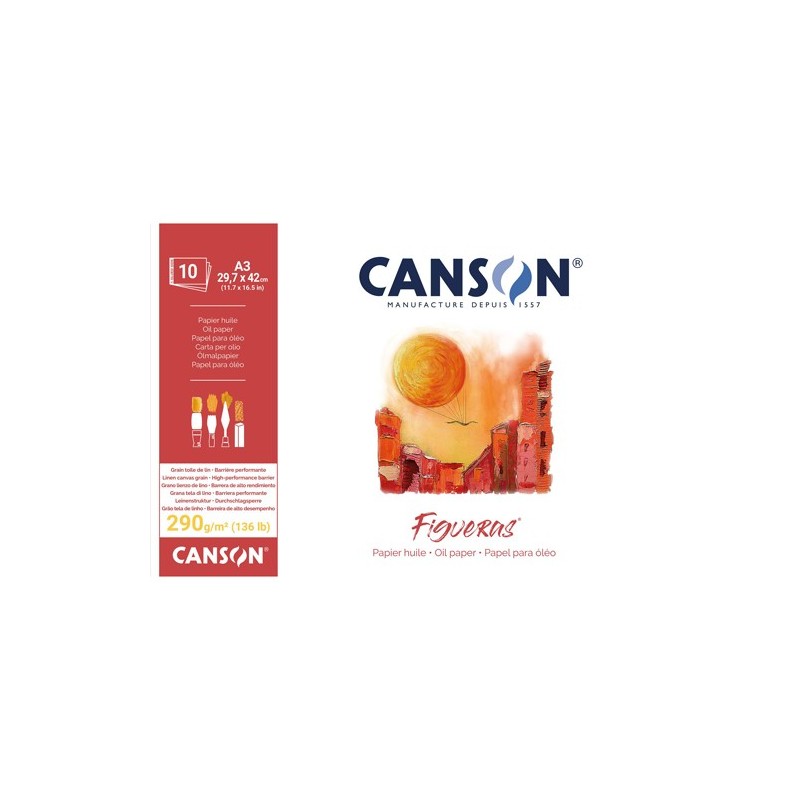 Material Bellas Artes – pintura-y-dibujo - Bloc para óleo y acrílico Figueras 10h 290gr 29,7x42cm | totenart.com