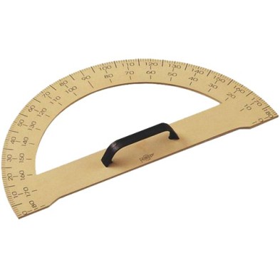 Material Bellas Artes - Dibujo - Semicírculo para pizarra de plástico 34 cm, Faibo | totenart.com