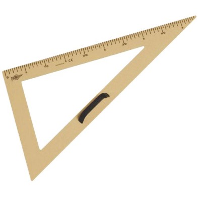 Material Bellas Artes - Dibujo - Cartabón para pizarra de plástico 50 cm, Faibo | totenart.com