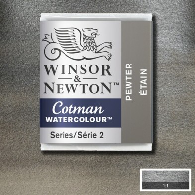 Material Bellas Artes - Pintura - Acuarela Cotman Winsor & Newton 1/2 godet color estaño (W511) | totenart.com