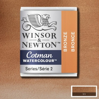 Material Bellas Artes - Pintura - Acuarela Cotman Winsor & Newton 1/2 godet color bronce (W058) | totenart.com