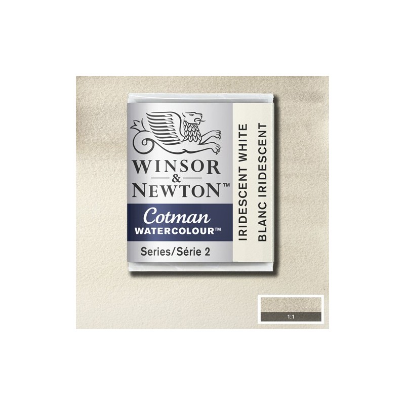 Material Bellas Artes - Pintura - Acuarela Cotman Winsor & Newton 1/2 godet color blanco iridiscente (W330) | totenart.com