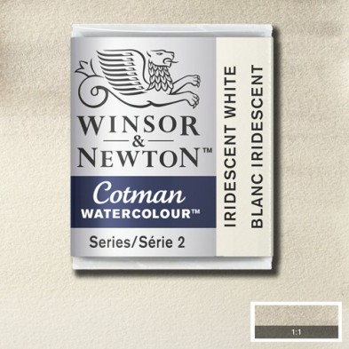 Material Bellas Artes - Pintura - Acuarela Cotman Winsor & Newton 1/2 godet color blanco iridiscente (W330) | totenart.com
