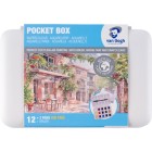 Material Bellas Artes - Pintura - Caja con 12 acuarelas Van Gogh 1/2 godet y pincel POCKET BOX. | totenart.com