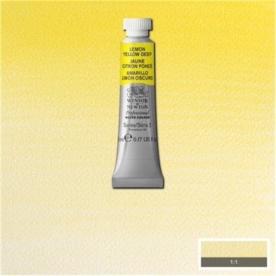 Material Bellas Artes - Pintura - Acuarela Artist Winsor & Newton color amarillo limón oscuro (5 ml) | totenart.com