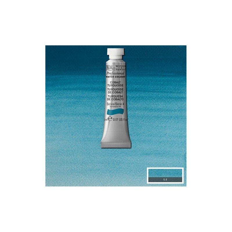 Material Bellas Artes - Pintura - Acuarela Artist Winsor & Newton color turquesa de cobalto (5 ml) | totenart.com