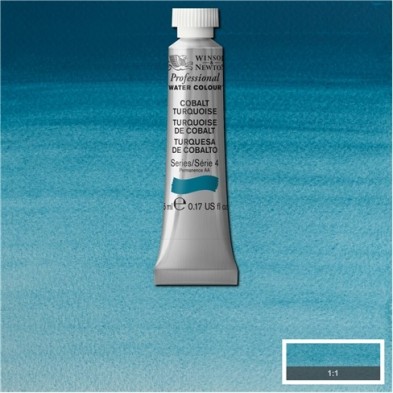 Material Bellas Artes - Pintura - Acuarela Artist Winsor & Newton color turquesa de cobalto (5 ml) | totenart.com