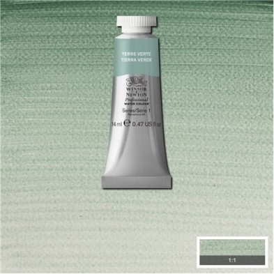 Material Bellas Artes - Pintura - Acuarela Profesional Winsor & Newton color tierra verde 637 (14 ml) S1 | totenart.com
