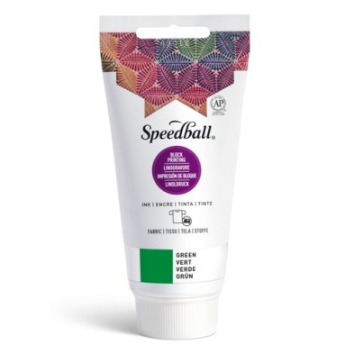 Tinta xilografia textil verde Speedball 75 ml.  – Totenart