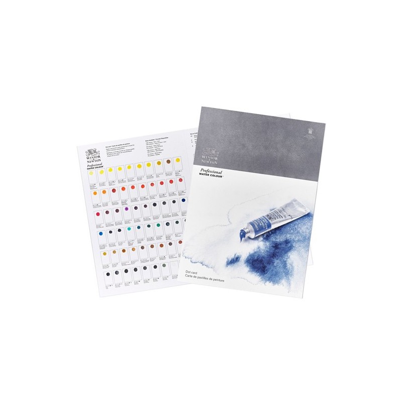 Material Bellas Artes - Pintura - Carta de colores Dot Card Winsor&Newton Profesional, 109 colores acuarela | totenart.com