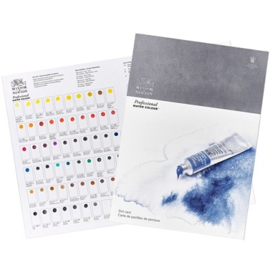 Material Bellas Artes - Pintura - Carta de colores Dot Card Winsor&Newton Profesional, 109 colores acuarela | totenart.com